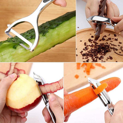 Easy Grip Stainless Steel Vegetable Peeler