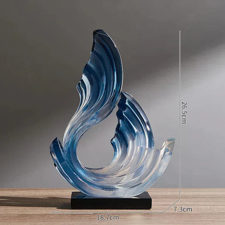 Beautiful Clear Glass Decorative Ornament