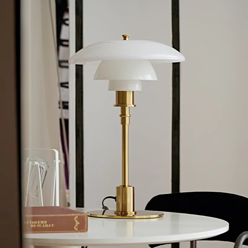 Sleek Adjustable Desk Lamp – Contemporary Metal Glass Light
