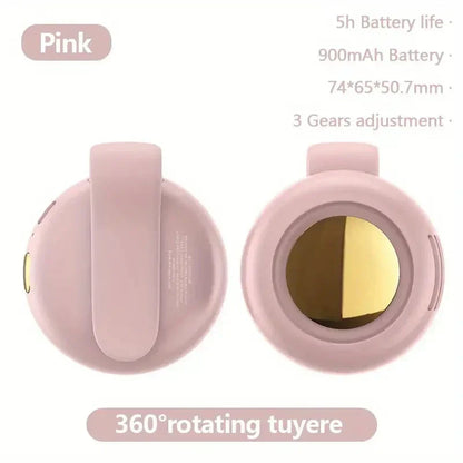 Compact Personal Mini Fan Quiet Portable 360 Rotating