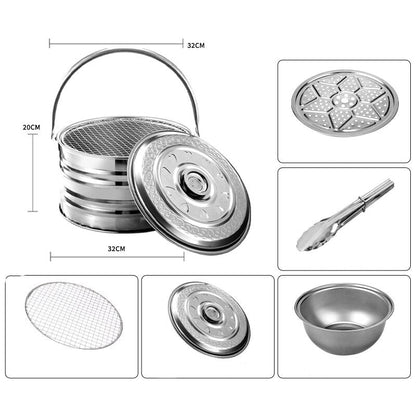 Outdoor Portable Camping Cooking Pot