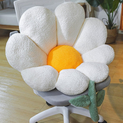 Comfortable Floral Sunflower Chair Cushion
