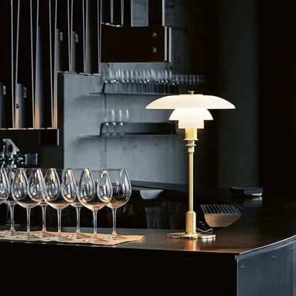 Sleek Adjustable Desk Lamp – Contemporary Metal Glass Light