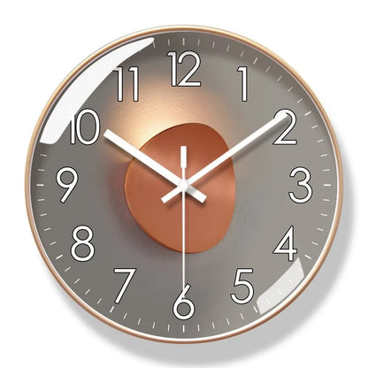 Elegant Round Wall Clock for Home Decoration