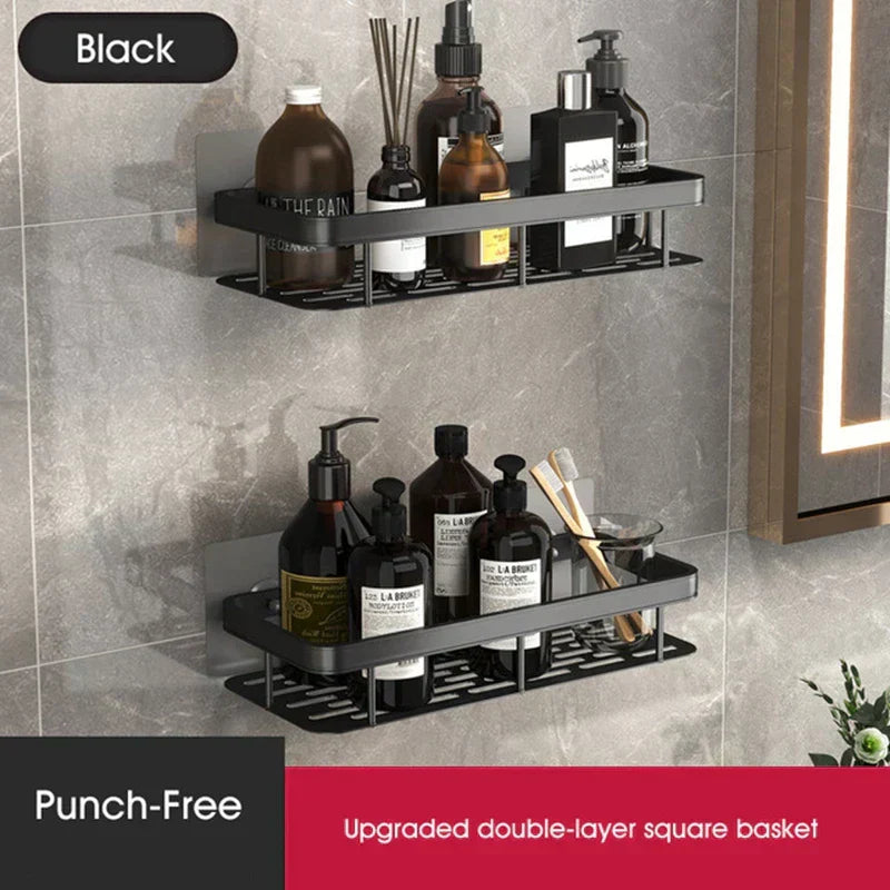 Easy Install Shower Caddy - Compact Bathroom Shelf