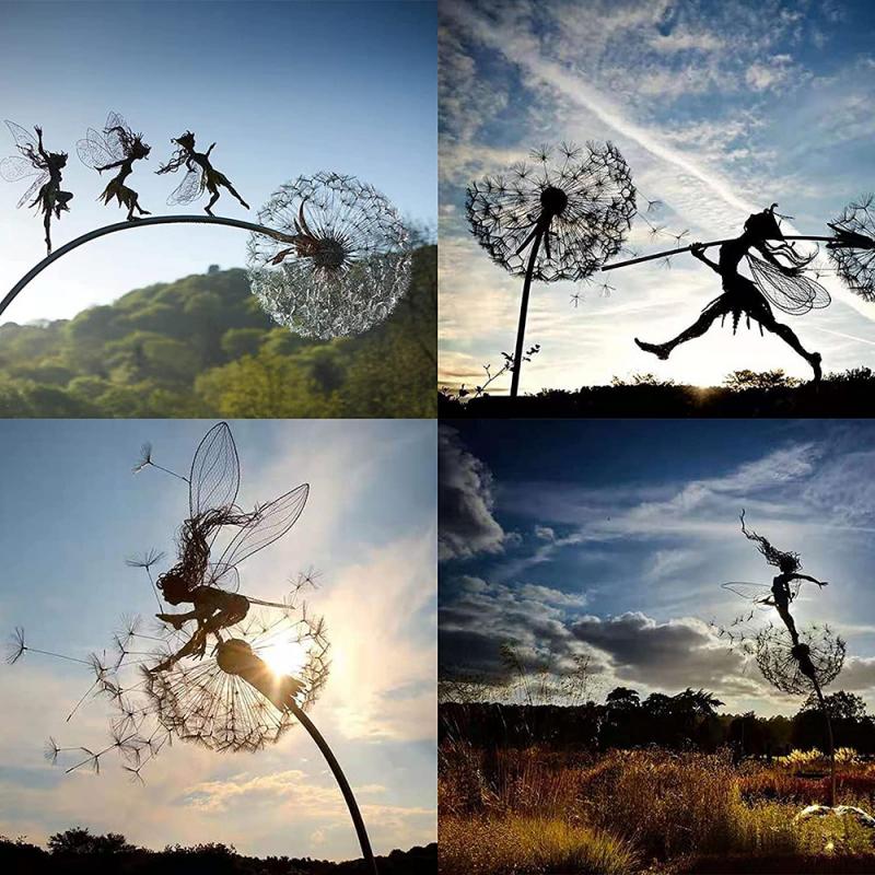 Whimsical Fairy Garden Statue Decorations