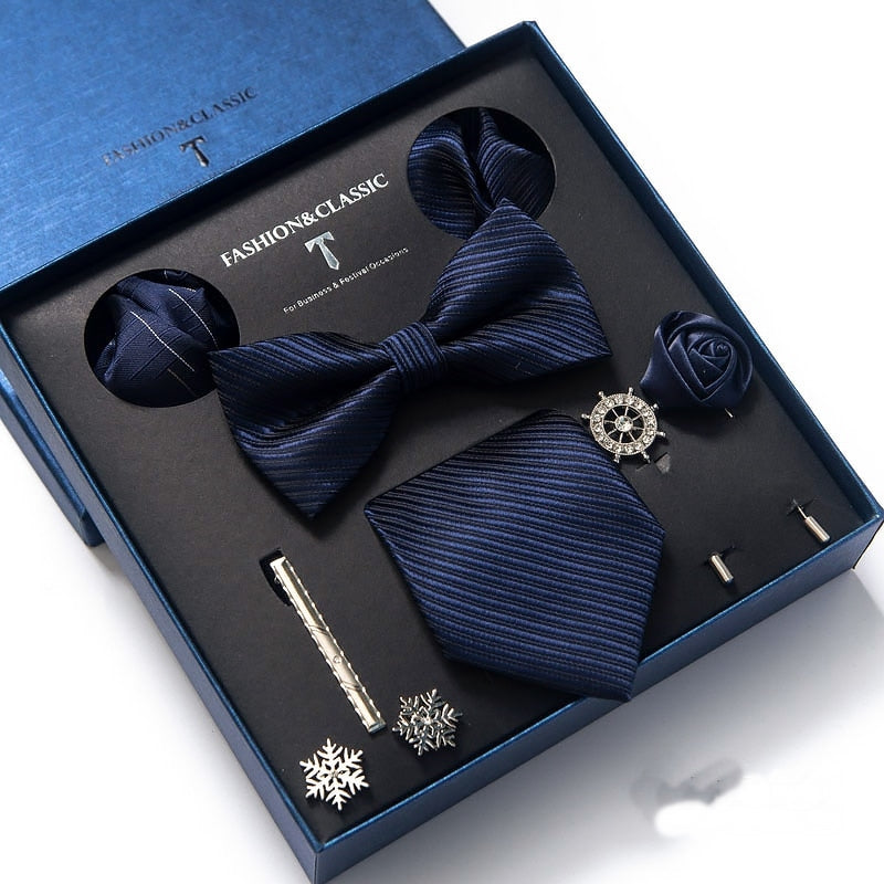 Elegant Men's Tie Accessory Gift Set