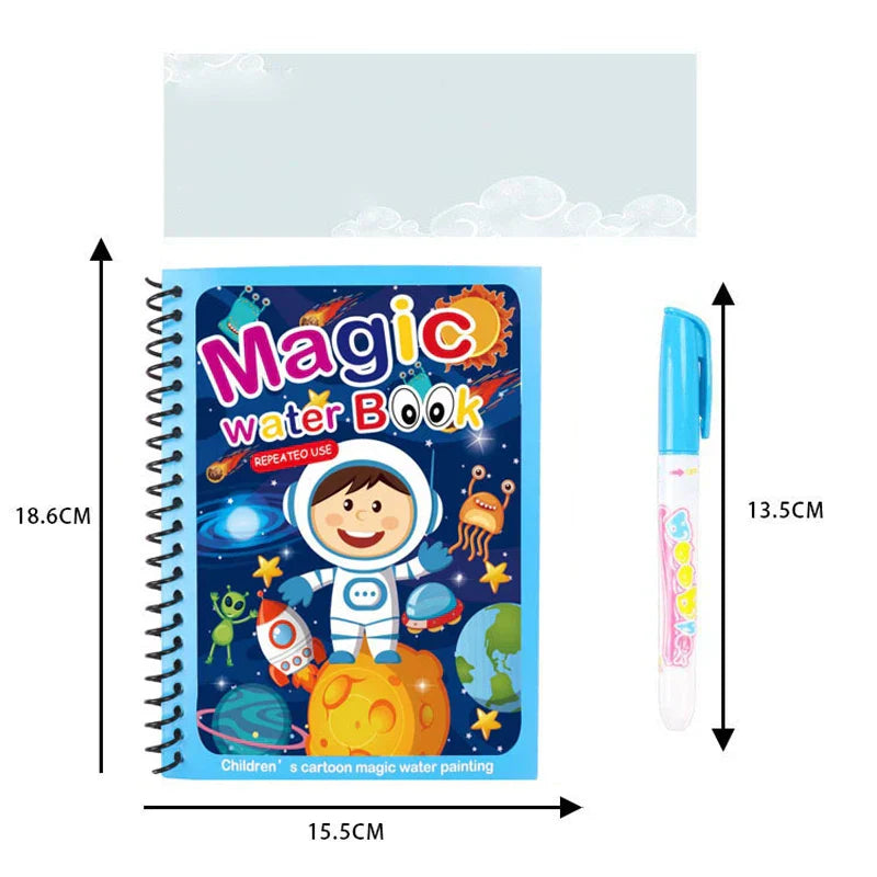 Colorful Kids Water Paint Activity Book