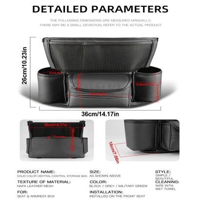 Premium Car Storage Console Box