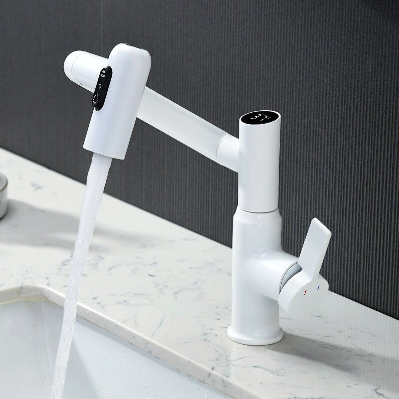 360 Degree Rotating Digital Basin Faucet - Fesara