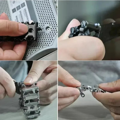 Tactical Steel Survival Wristband