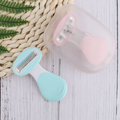 Sharpge – 4-Blade Compact Razor with Storage Case | Smooth Skin on the Go & at Home 1