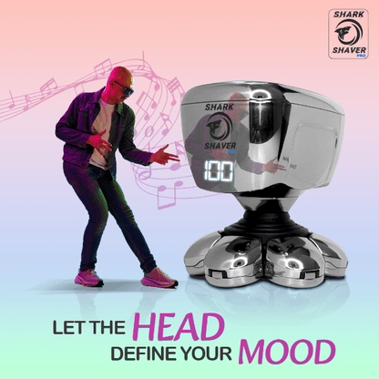 ShaverPro Platinum | Men’s Electric Skull Shaver with Multi-Head Flex Blade 4