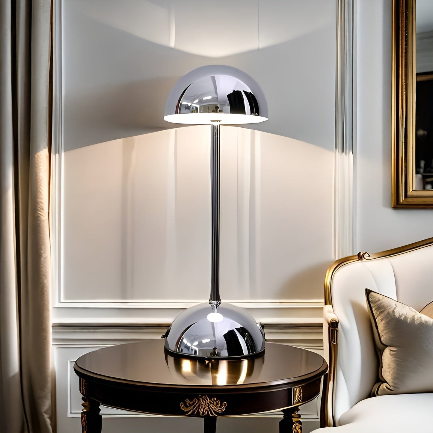 Modern LED Mushroom Table Lamp with Dimmer