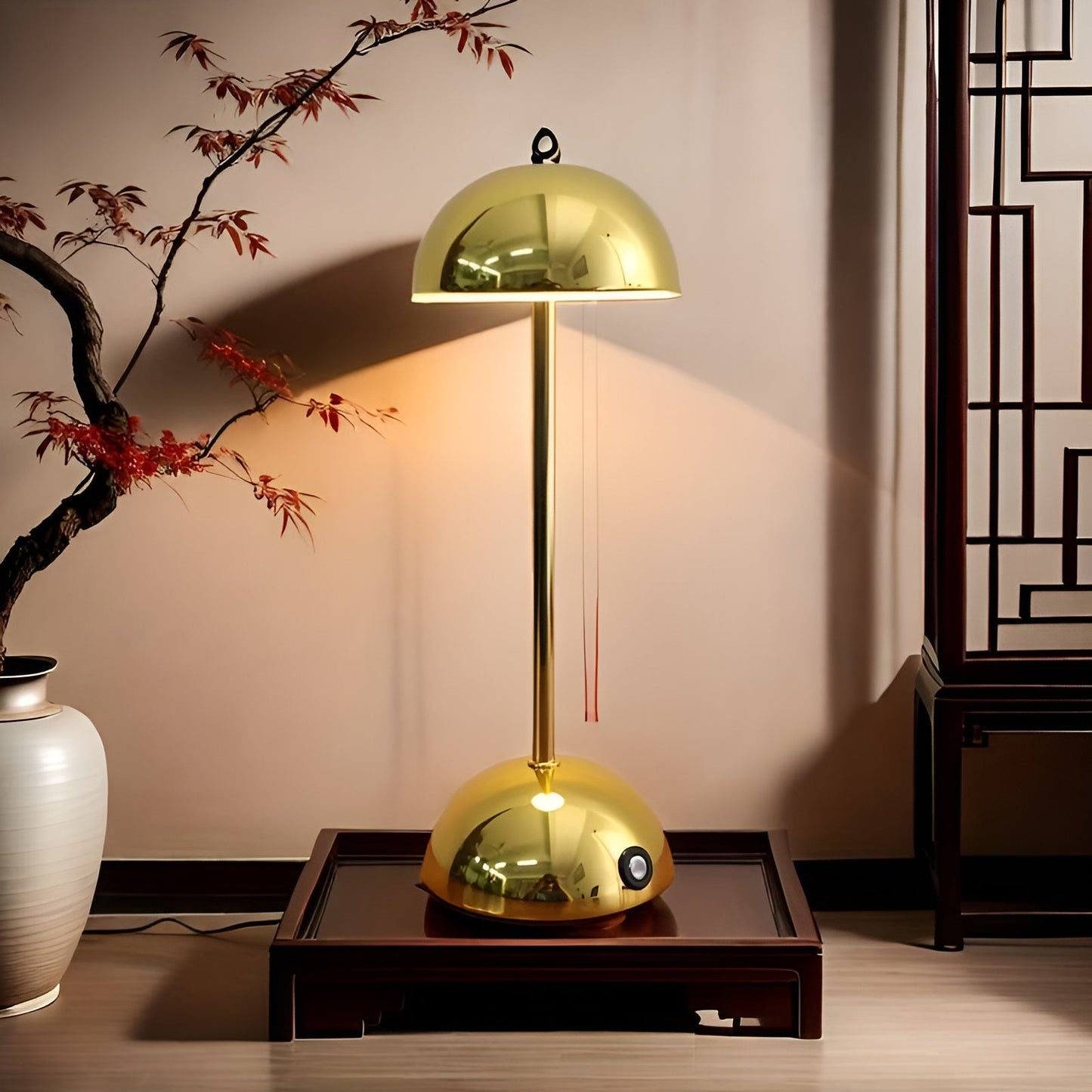 Modern LED Mushroom Table Lamp with Dimmer