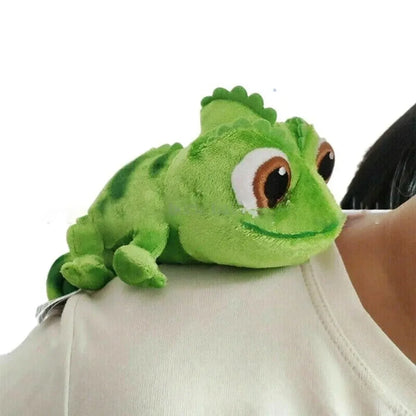 Soft Green Chameleon Plush Toy Pillow - Fesara