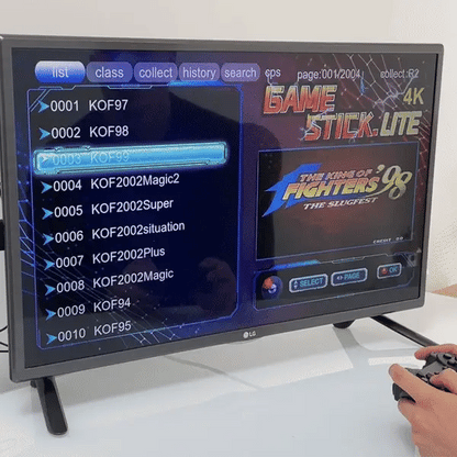 Classic Gaming Console 64GB Bundle with 2 Pads