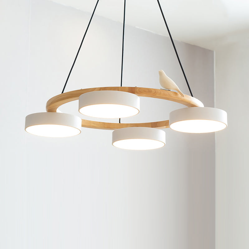 Unique Avian Pattern LED Ceiling Light Fixture