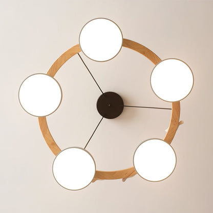 Unique Avian Pattern LED Ceiling Light Fixture