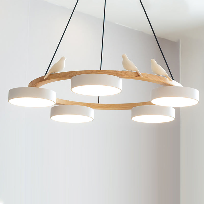 Unique Avian Pattern LED Ceiling Light Fixture