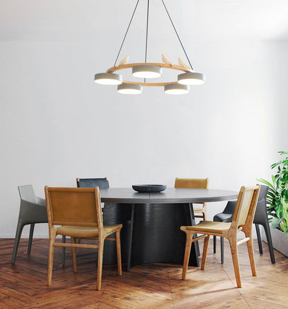Unique Avian Pattern LED Ceiling Light Fixture