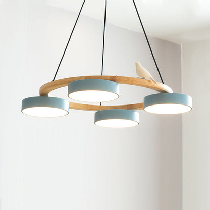 Unique Avian Pattern LED Ceiling Light Fixture