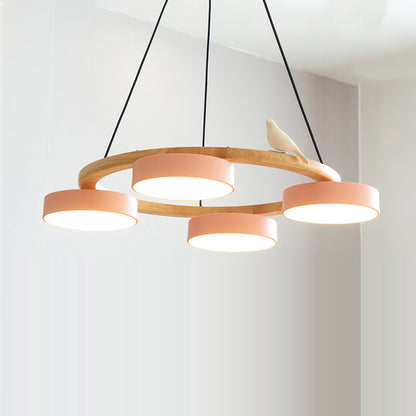 Unique Avian Pattern LED Ceiling Light Fixture