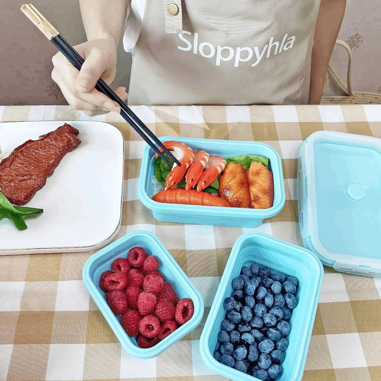SiliconeFlex | Collapsible Leak-Proof Food Storage Containers Set 2