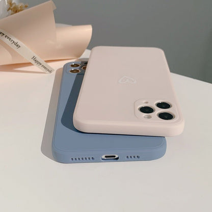 SiliconeGuard | Stylish Shockproof Mobile Phone Case with Heart Design 3