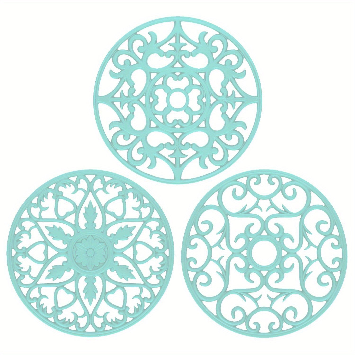 Silicone Heat Resistant Trivets for Kitchen 4