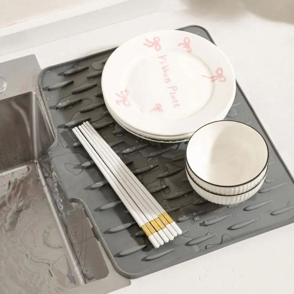 Flexible Heatproof Silicone Dish Drying Mat