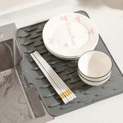 Flexible Heatproof Silicone Dish Drying Mat