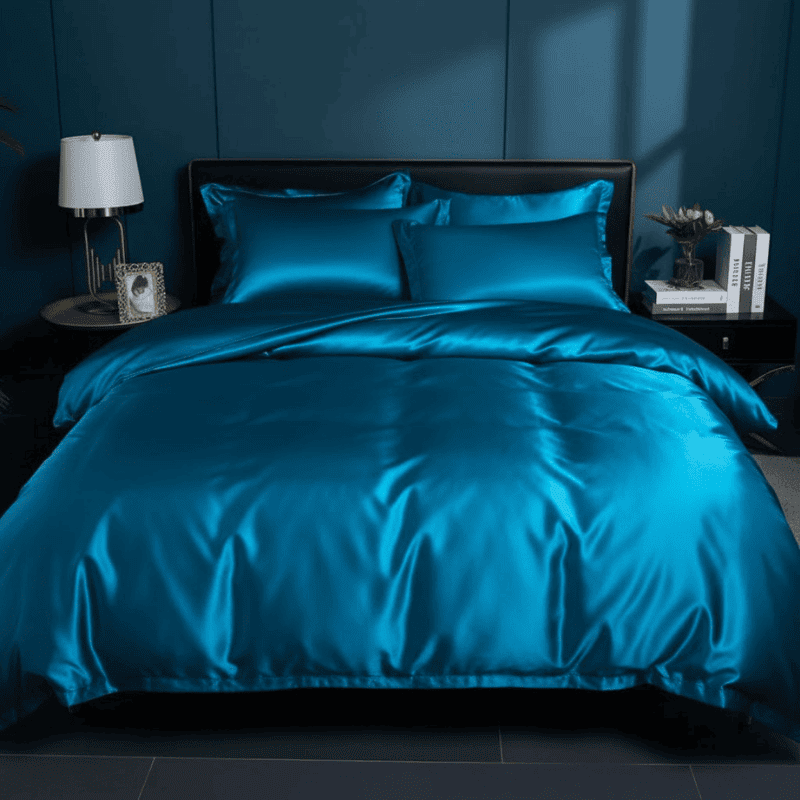 Soft Mulberry Silk Bed Sheets for Bedroom Comfort - Fesara
