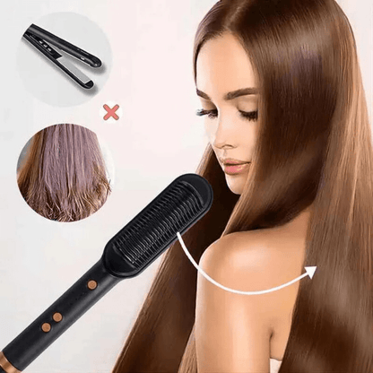 EasyGlide Hair Straightening Brush - Fesara