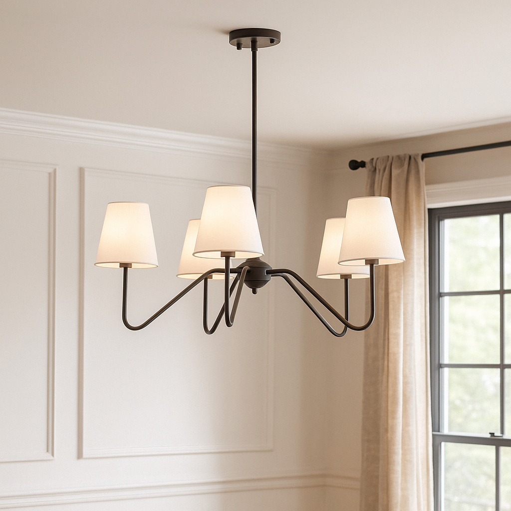 Silk chandelier for bedroom 2