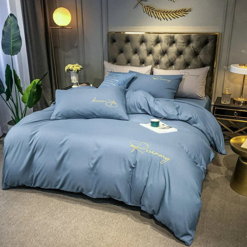 Luxurious Embroidered Duvet Cover Set