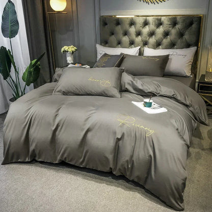 Luxurious Embroidered Duvet Cover Set
