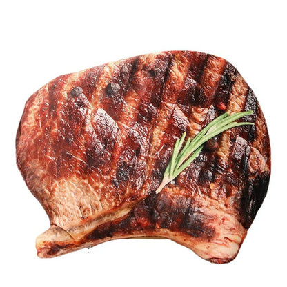Cozy BBQ Grill Shaped Pillow