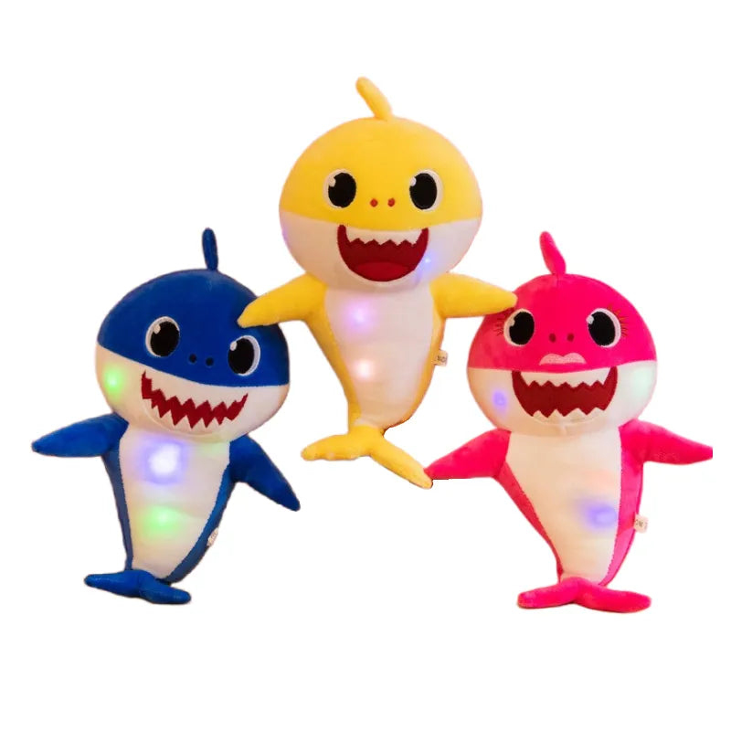 Cute Singing Shark Toy with Colorful Lights