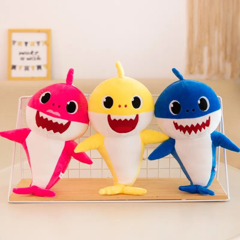 Cute Singing Shark Toy with Colorful Lights