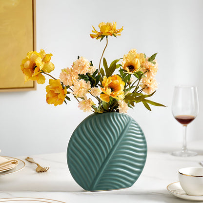 Simple White Ceramic Vase Modern Home Decoration