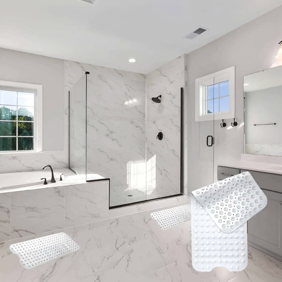 GripMaster | Anti-Slip Bathroom Mat with Suction Cups