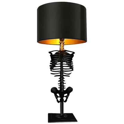 Dark Skull Table Lamp - Unique Handcrafted Design - Fesara