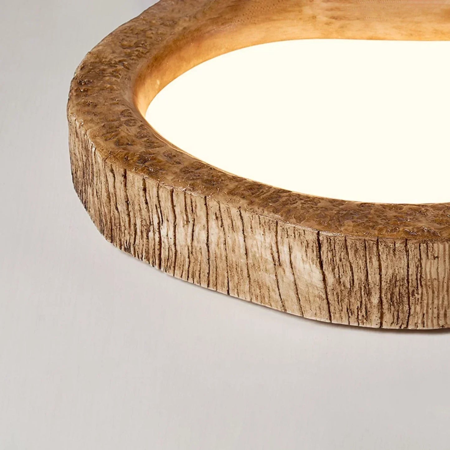Rustic LED Ceiling Lamp - Cozy Warm Lighting
