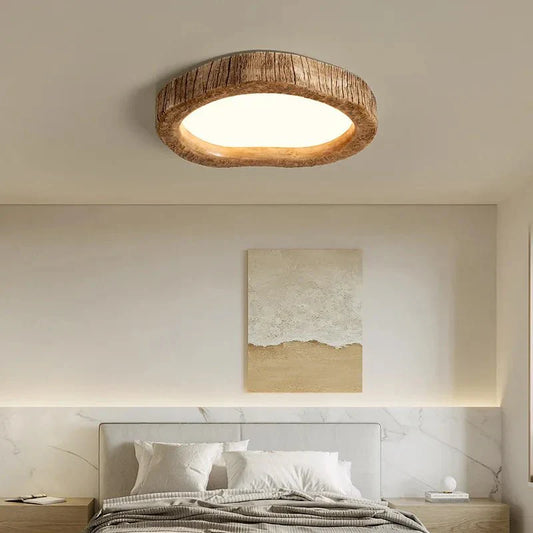 Rustic LED Ceiling Lamp - Cozy Warm Lighting - Fesara