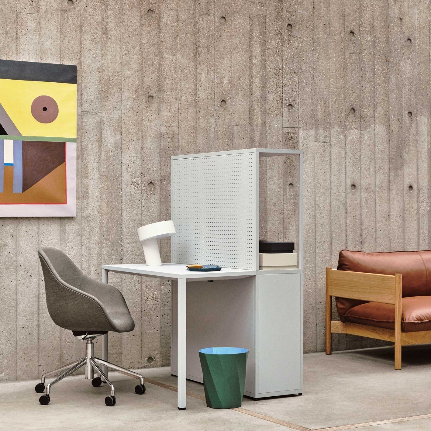 Tilted Style Table Lamp