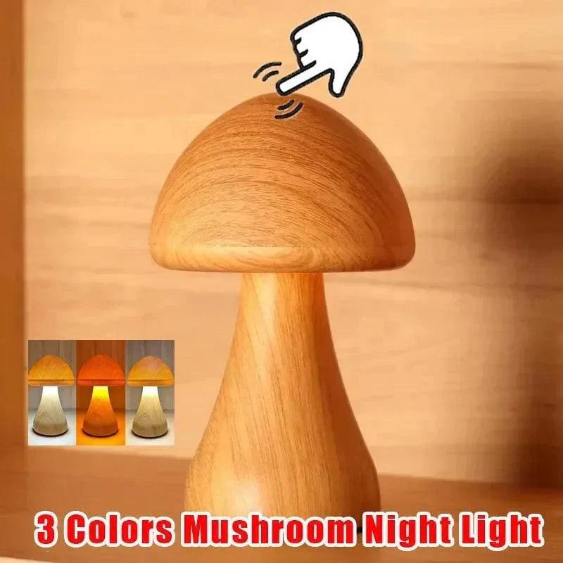 Fun LED Mushroom Table Lamp