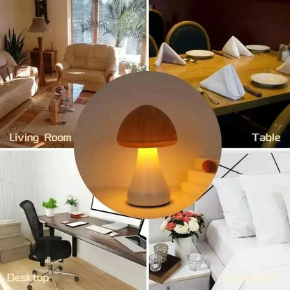 Fun LED Mushroom Table Lamp