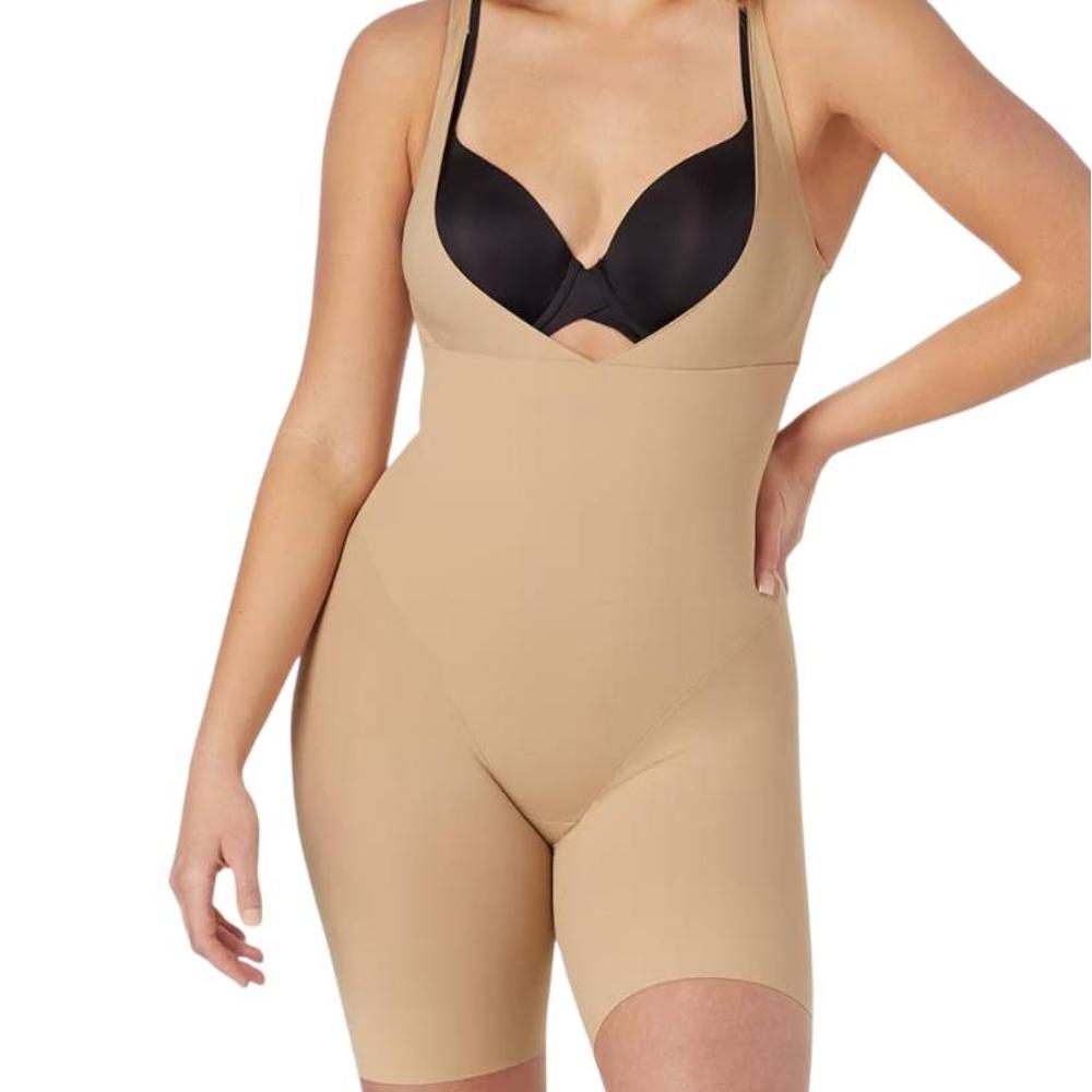Ultra-Stretch Women's Seamless Slimming Shapewear Bodysuit for a Flattering Silhouette-2
