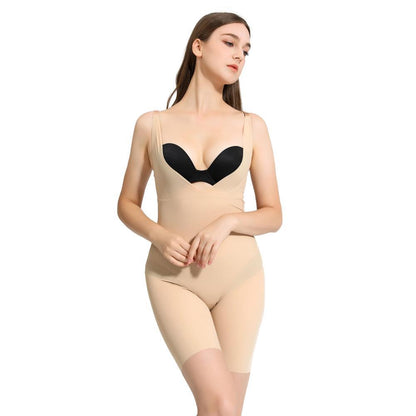 Ultra-Stretch Women's Seamless Slimming Shapewear Bodysuit for a Flattering Silhouette-3